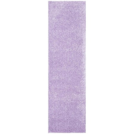 Safavieh 2 ft. 3 in. x 12 ft. August Shag 900 Power Loomed Runner Area Rug, Lilac AUG900V-212